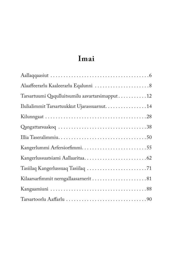 Tungutaq Larsen - Alisissoq p.5 Tungutaq Larsen - Alisissoq